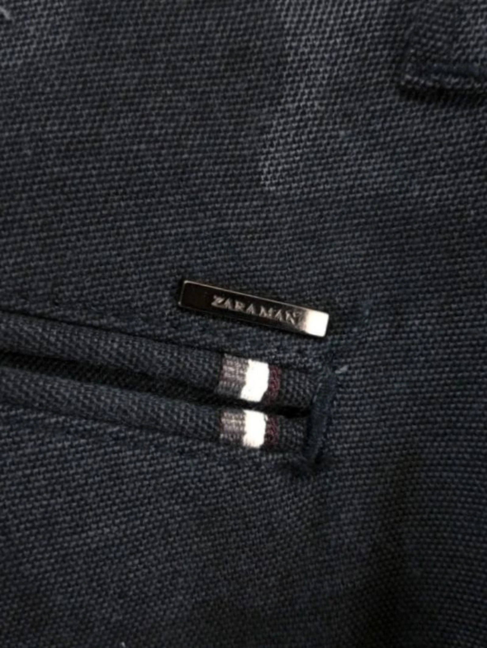 Grijze camouflaged Chino Zara EU40 Zwarte Camo Militaire op maat gemaakte broek Donker Grunge – photo 8
